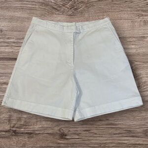 Tommy Hilfiger White Cotton Blend Shorts
